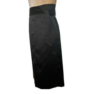 Paul & Joe for Target Black 100% Silk Wrap Skirt Sz XL